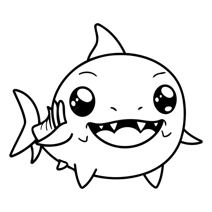 cute:s4nremv56q0= shark drawing